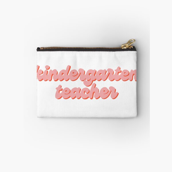 Item preview, Kindergarten Teacher Sticker in pink designed and sold by WildeandCo.