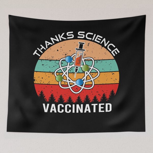 Item preview, Thanks Science Vaccinated designed and sold by osamamohamad.