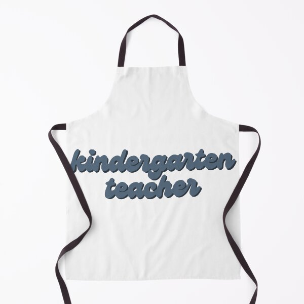 Item preview, Kindergarten Teacher Sticker in blue  designed and sold by WildeandCo.