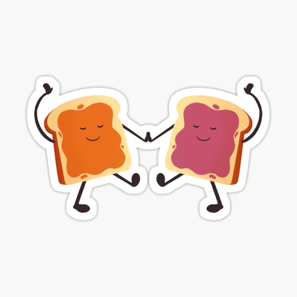 Like PB & J Sticker