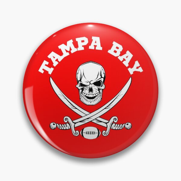 Item preview, Red Tampa Bay Old School Pirate TB Cool designed and sold by TEEGENIE.
