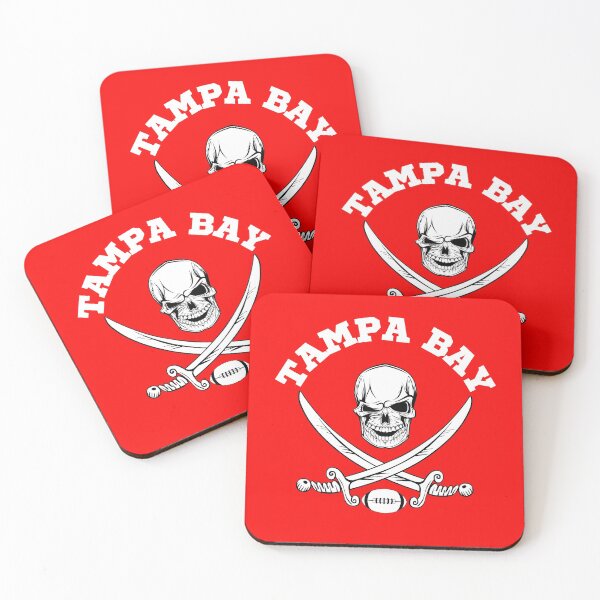 Item preview, Red Tampa Bay Old School Pirate TB Cool designed and sold by TEEGENIE.