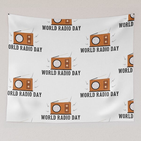 Item preview, World Radio Day designed and sold by V Design Factory.
