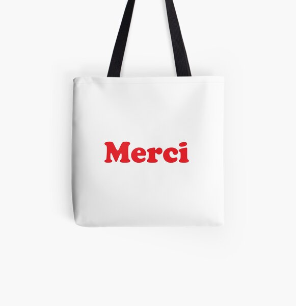 Merci Paris Aesthetic Tote Bag