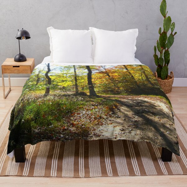 Item preview, Winding Dirt Road Mountain Path with Trees, Mountain Trails designed and sold by PrettyLittlePic.