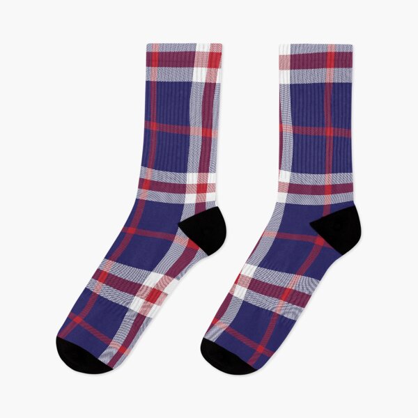 Item preview, Red Navy Plaid Tartan Textured Pattern designed and sold by Siu-Hong Mok.