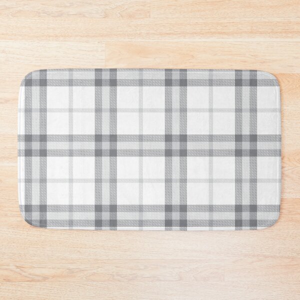 Item preview, White Plaid Tartan Textured Pattern designed and sold by Siu-Hong Mok.