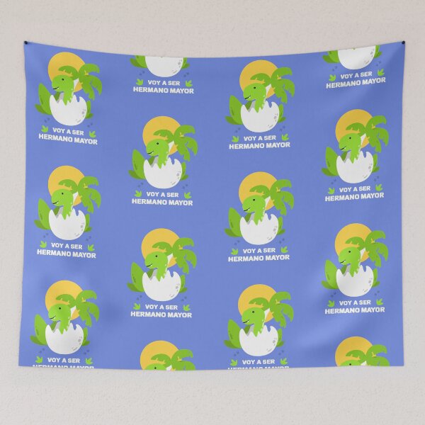 Item preview, Voy a Ser Hermano Mayor | Dinosaurio Saliendo del Huevo (I am Going to Be a Big Brother in Spanish) designed and sold by InkItStudio.