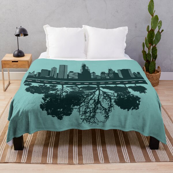 Item preview, Chicago Illinois Skylines and Trees designed and sold by Taumaturgo.