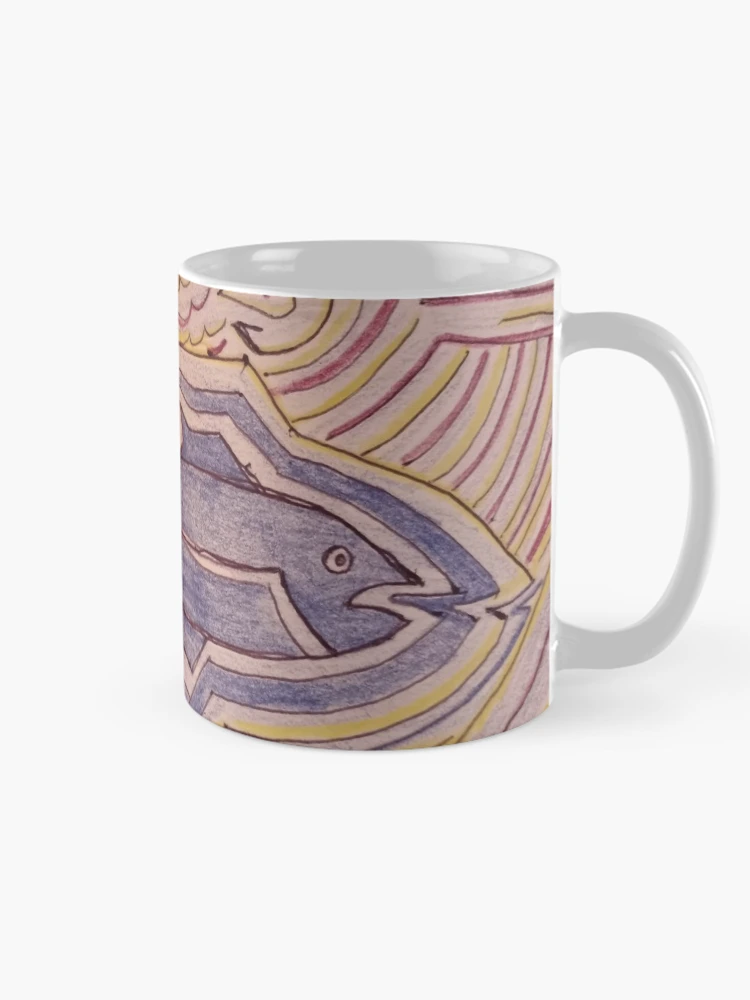 Thumbnail 3 of 6, Coffee Mug, 3D Fish designed and sold by RudyYoder.