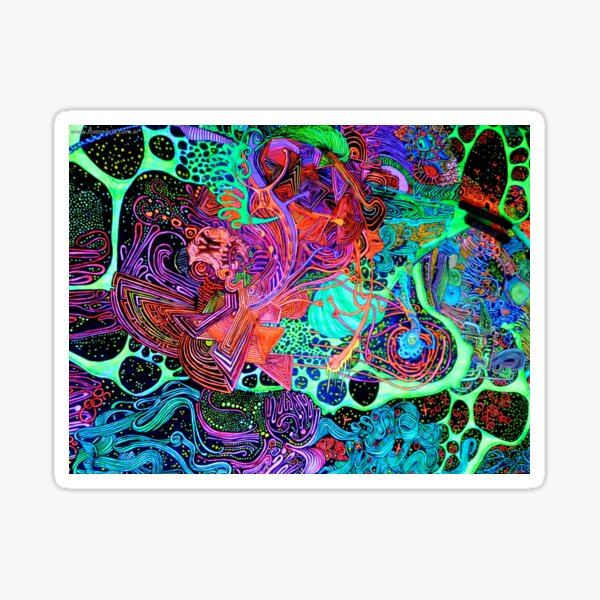 PSYCHEDELIC Color Sticker