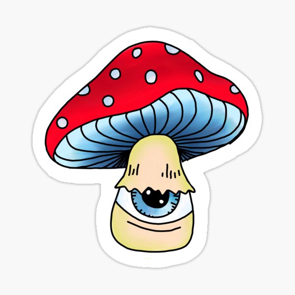 Kidcore Drawings Mushroom