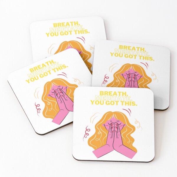 Item preview, Breath. Meditate. You got this. (with background) designed and sold by delloran1.