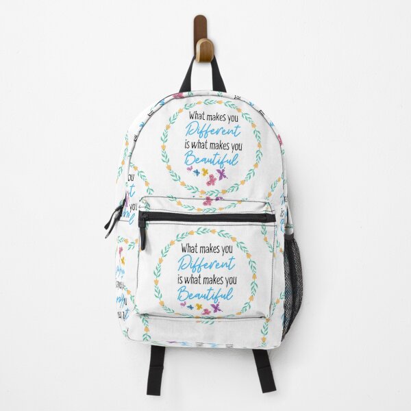 Item preview, what makes you different is what makes you beautiful, bible verses, christian art, funny christian design, christian gifts, designed and sold by prteacool.