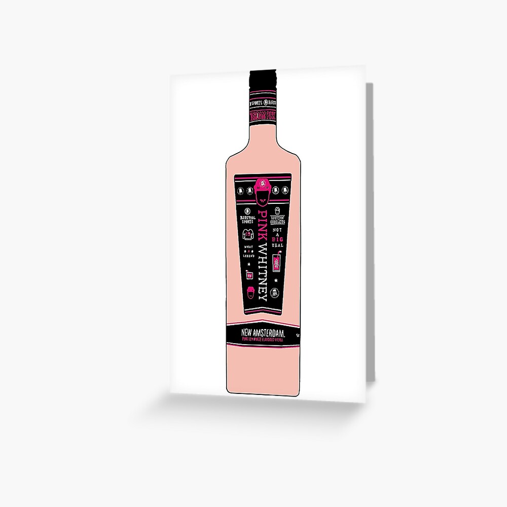 "pink whitney bottle drawing" Sticker for Sale by macggreene Redbubble