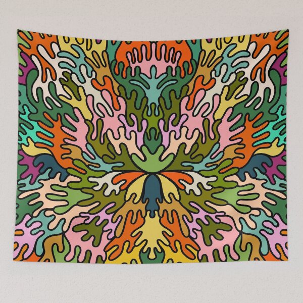 Item preview, Trippy Plant Abstract Retro 70s designed and sold by trajeado14.