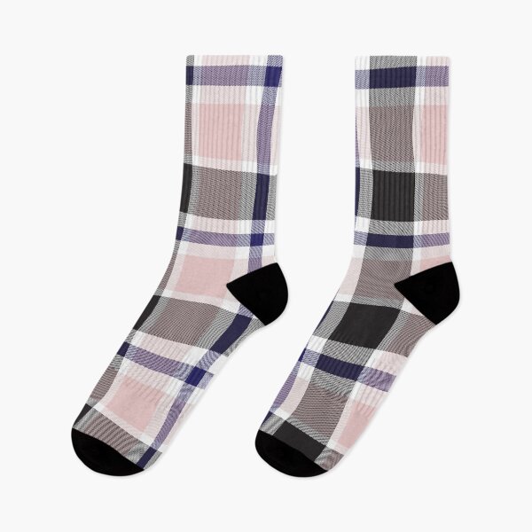 Item preview, Pink Navy Plaid Tartan Textured Pattern designed and sold by Siu-Hong Mok.