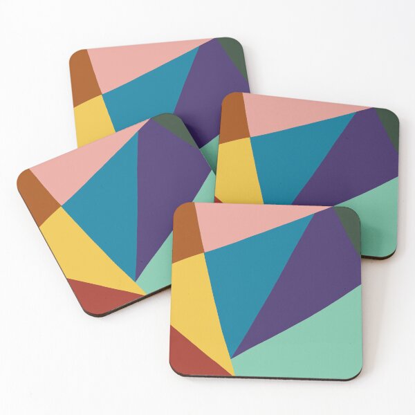 Item preview, Color Blocked Shapes designed and sold by BrushedByGrace.