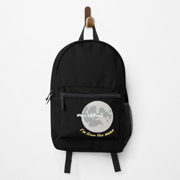 Item preview, I'm from the moon on black designed and sold by SpongyDesings.