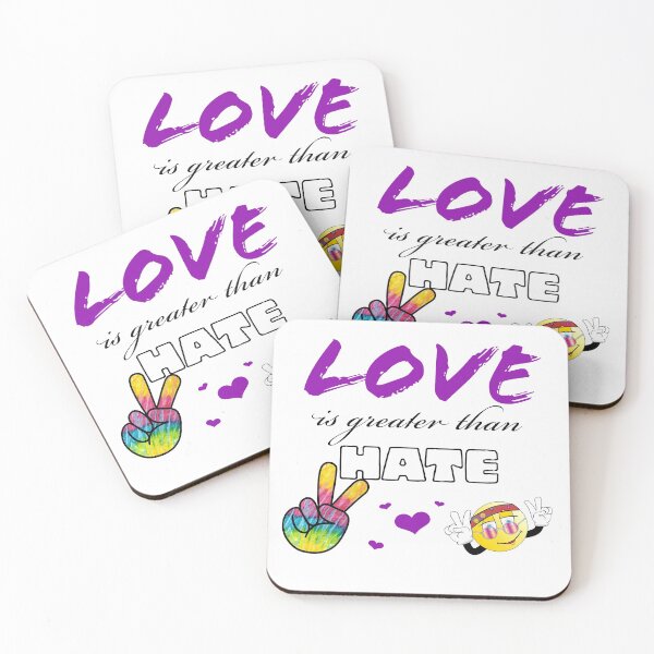 Item preview, Love Is Greater Than Hate designed and sold by Mrspink16.