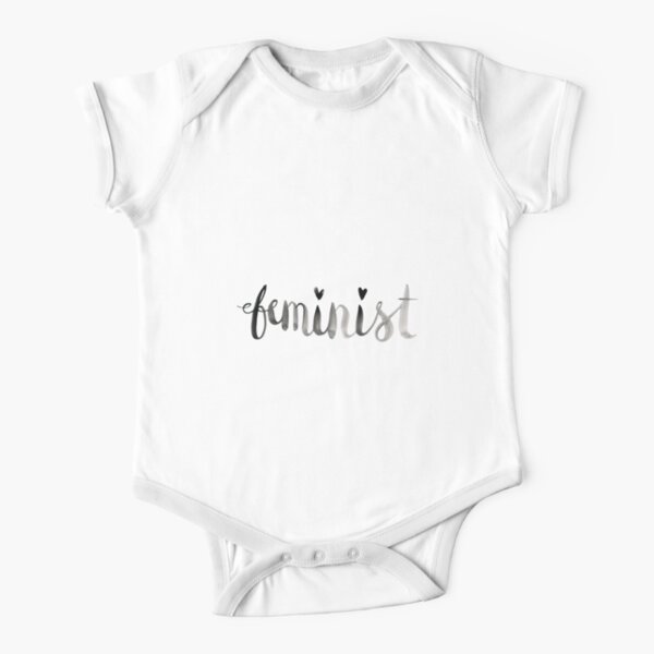 Feminist Short Sleeve Baby One-Piece