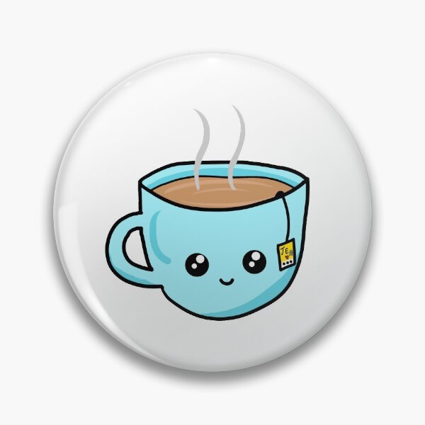 Item preview, cute cup of tea  designed and sold by Old-Cat-Lady.