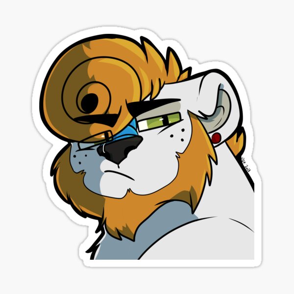 Suspicious Dragonbear Sticker
