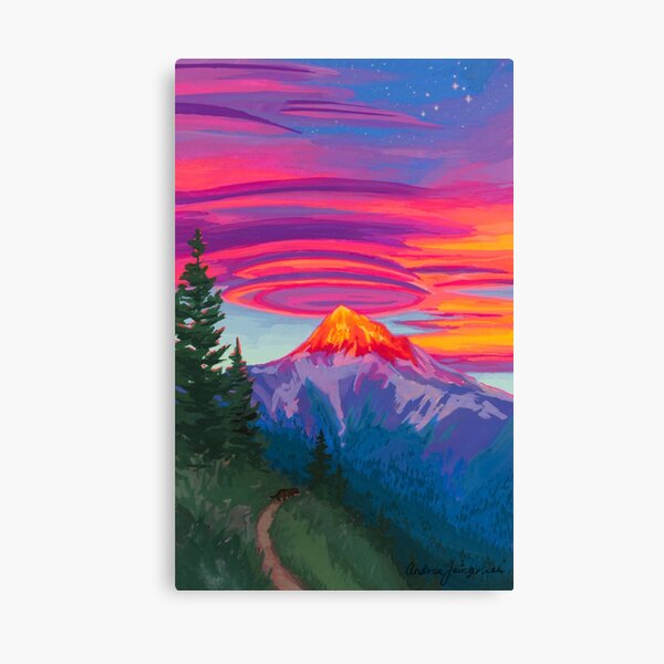 Zodiac Signs as Landscape Paintings - Leo Canvas Print