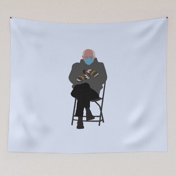 Item preview, Bernie Sanders and his mittens drawing  designed and sold by Karsmultifam.