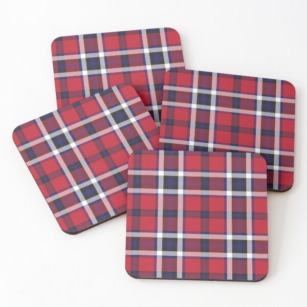 Artikelvorschau, Red Navy Plaid Tartan Textured Pattern entworfen und verkauft von Siu-Hong Mok.