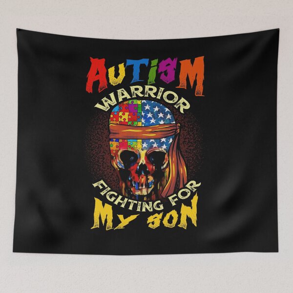 Item preview, Autism Warrior Fighting For My Son designed and sold by BaseStore.