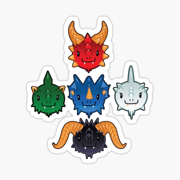 Tiamat's Tiny Terrors Sticker