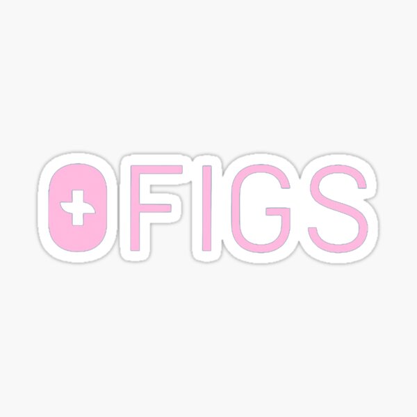 FIGS - Pink Sticker