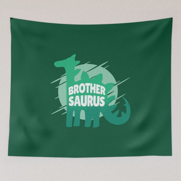 Item preview, Dino Green brother saurus designed and sold by BubbleMerchON.