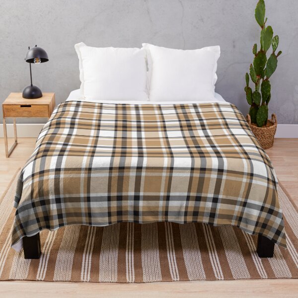 Artikelvorschau, Brown Plaid Tartan Textured Pattern entworfen und verkauft von Siu-Hong Mok.