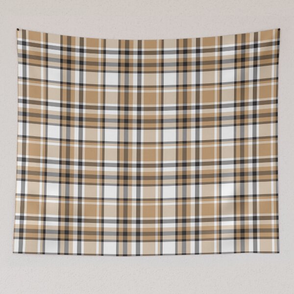 Artikelvorschau, Brown Plaid Tartan Textured Pattern entworfen und verkauft von Siu-Hong Mok.