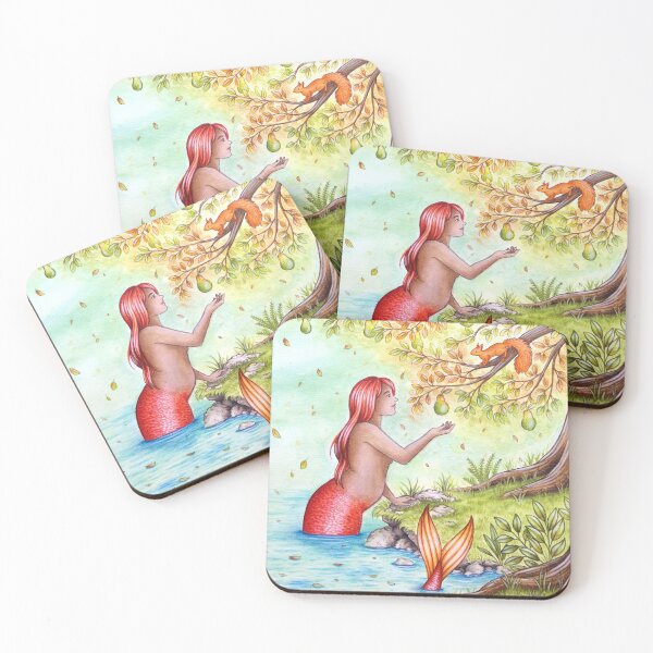 Item preview, The mermaid and the squirrel designed and sold by Georgia Zervos.