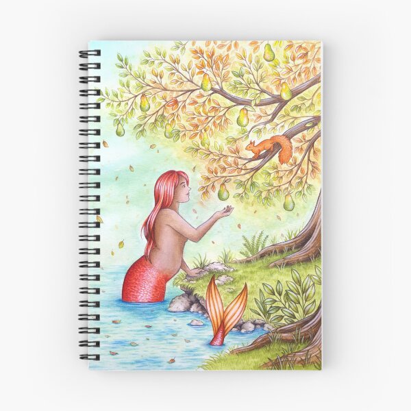Item preview, The mermaid and the squirrel designed and sold by Georgia Zervos.