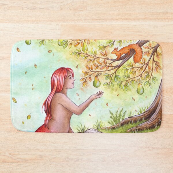 Item preview, The mermaid and the squirrel designed and sold by Georgia Zervos.