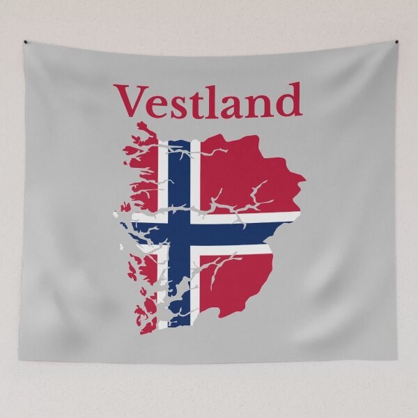 Item preview, Vestland County Map, Norwegian County, Norway. designed and sold by marosharaf.