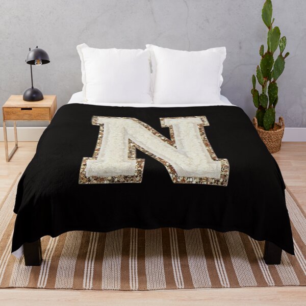Item preview, N - Blanc Glitter Varsity Letter Patches designed and sold by Monograms Ultd.