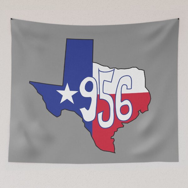 Item preview, Hand Drawn Texas Flag 956 Area Code designed and sold by itsrturn.