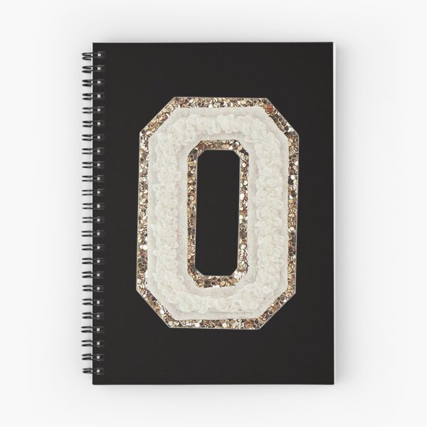 Item preview, O - Blanc Glitter Varsity Letter Patches designed and sold by Monograms Ultd.