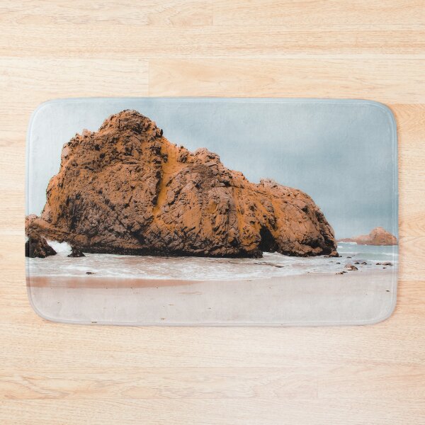 Item preview, Big stone in the sandy beach at Pfeiffer Beach, Big Sur, California, USA designed and sold by Mrvell.