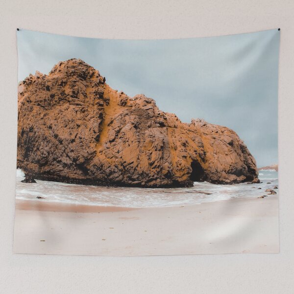 Item preview, Big stone in the sandy beach at Pfeiffer Beach, Big Sur, California, USA designed and sold by Mrvell.