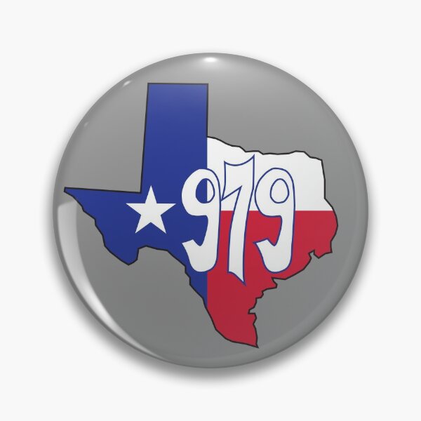 Item preview, Hand Drawn Texas Flag 979 Area Code designed and sold by itsrturn.
