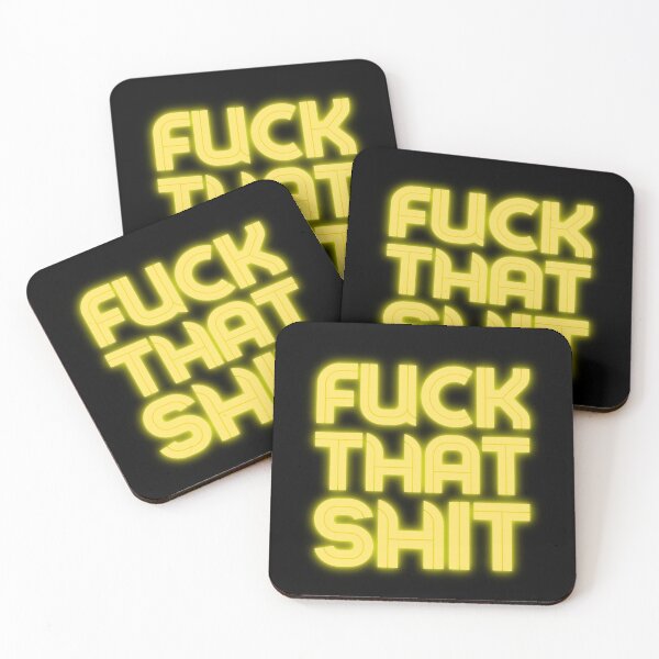 Item preview, Fuck That Shit - Yellow Neon designed and sold by KarolinaPaz.