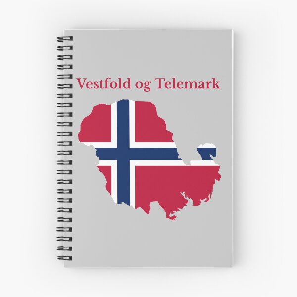 Item preview, Vestfold og Telemark County Map, Norwegian County, Norway. designed and sold by marosharaf.