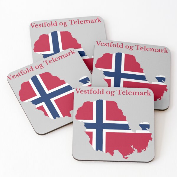 Item preview, Vestfold og Telemark County Map, Norwegian County, Norway. designed and sold by marosharaf.