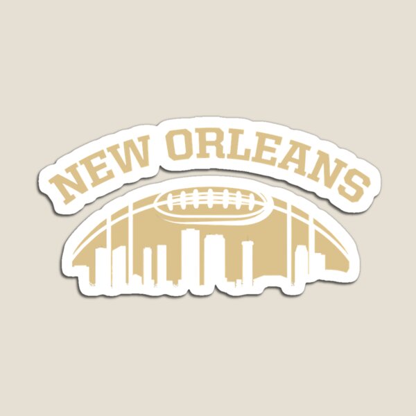 New Orleans Saints Night Superdome Who Dat Nation Louisiana State Die-cut  MAGNET